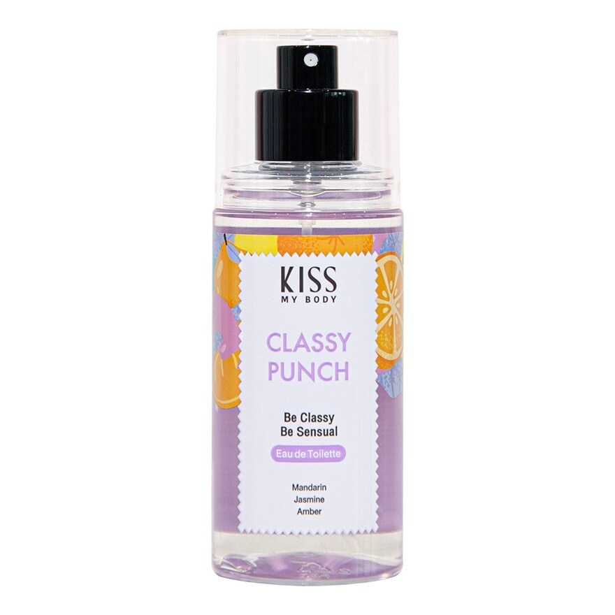 Kiss My Body Eau De Toilette Classy Punch 88 Ml. น้ำหอม สเปรย์น้ำหอม - Purple