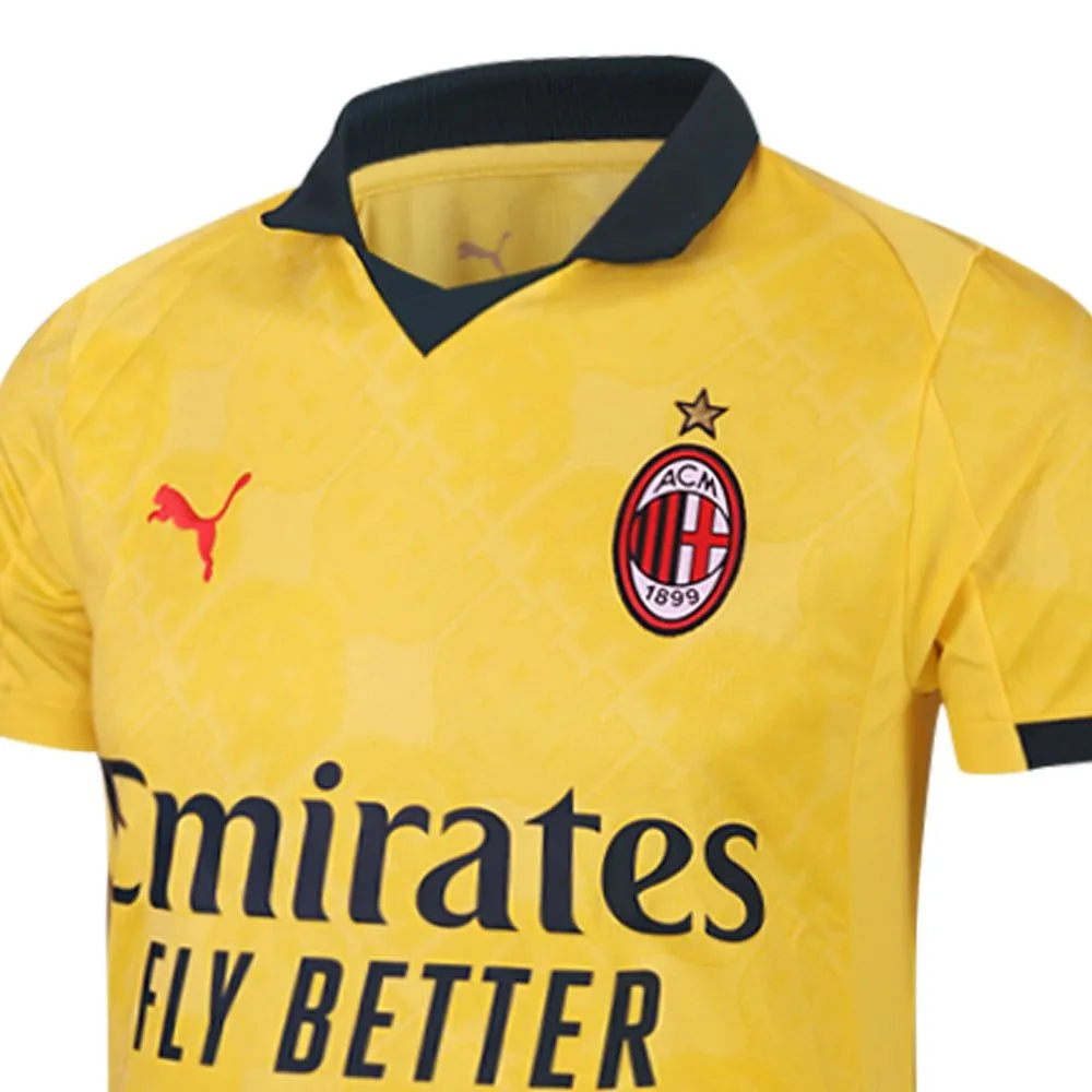 PUMA Men AC Milan Third Replica 2025/26 Jersey Yellow - PU097AP850ENTH