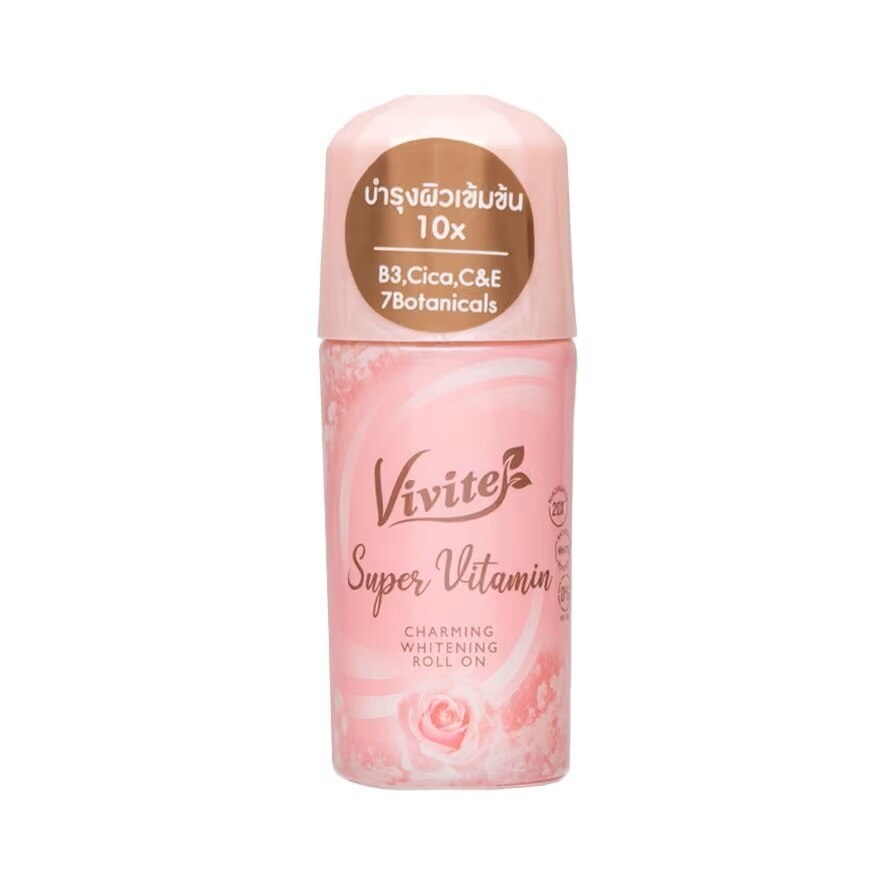 Vivite Roll On Super Vitamin Charming Whitening 40 Ml. โรลออน ระงับกลิ่นกาย