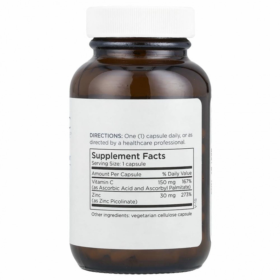 Metabolic Maintenance, Пиколинат цинка, 30 мг, 100 капсул