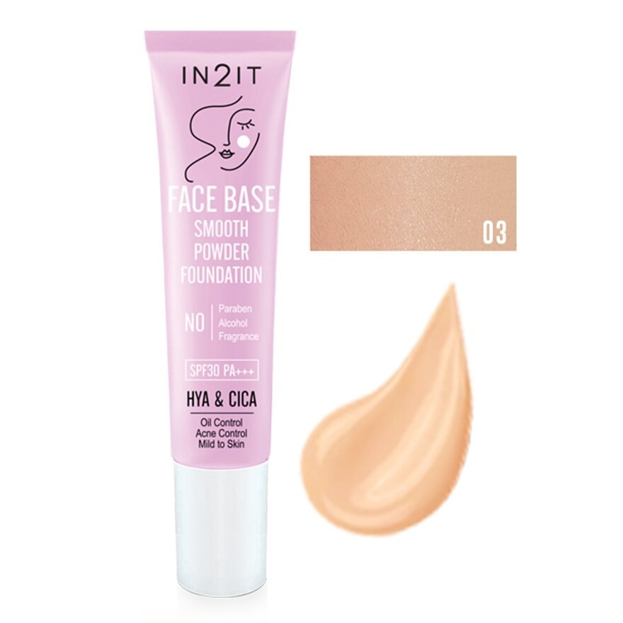 In2it Hya&Cica Base Foundation 301 Warm