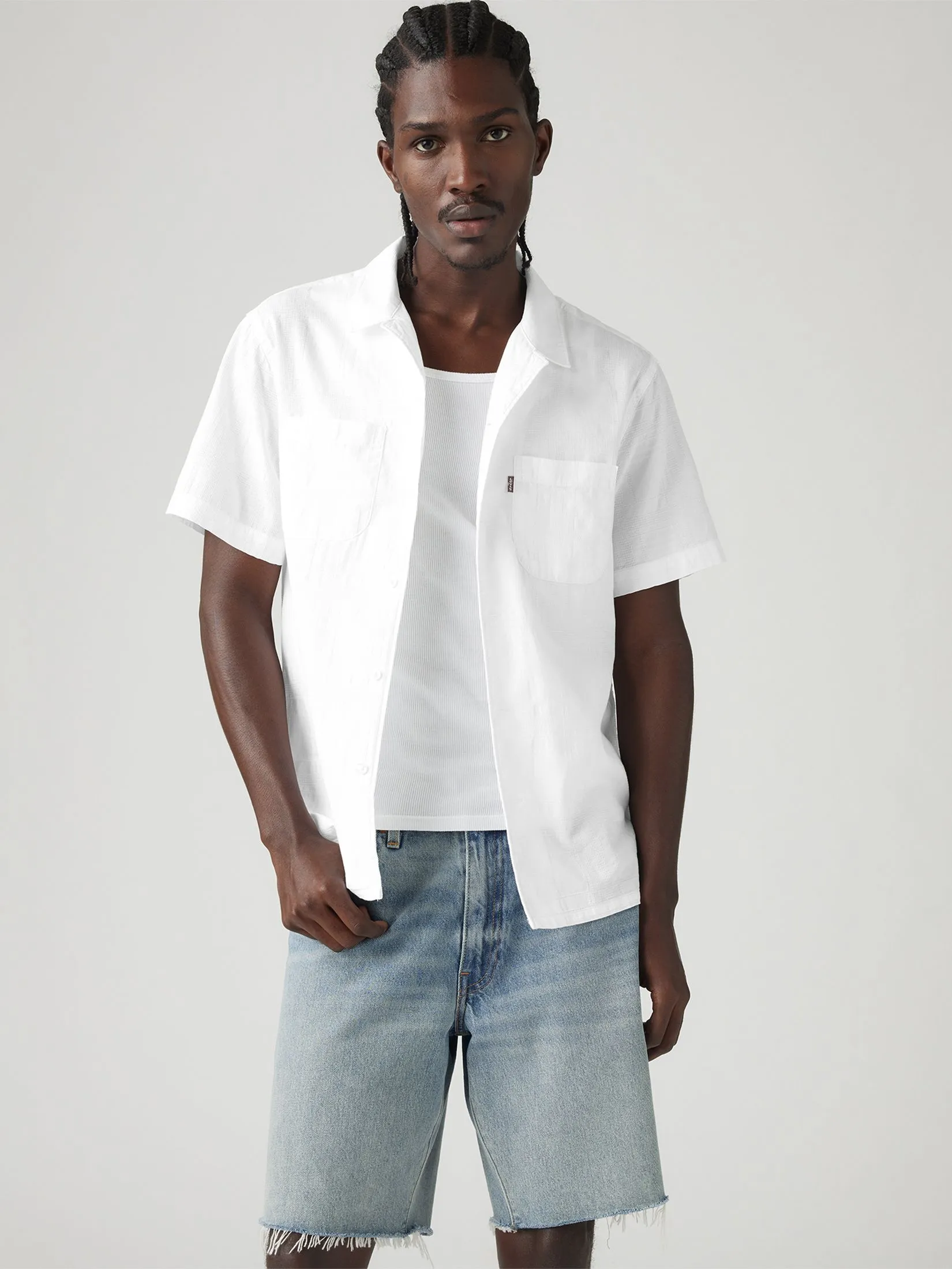 LEVI'S Men's Classic Camp Shirt Neutral