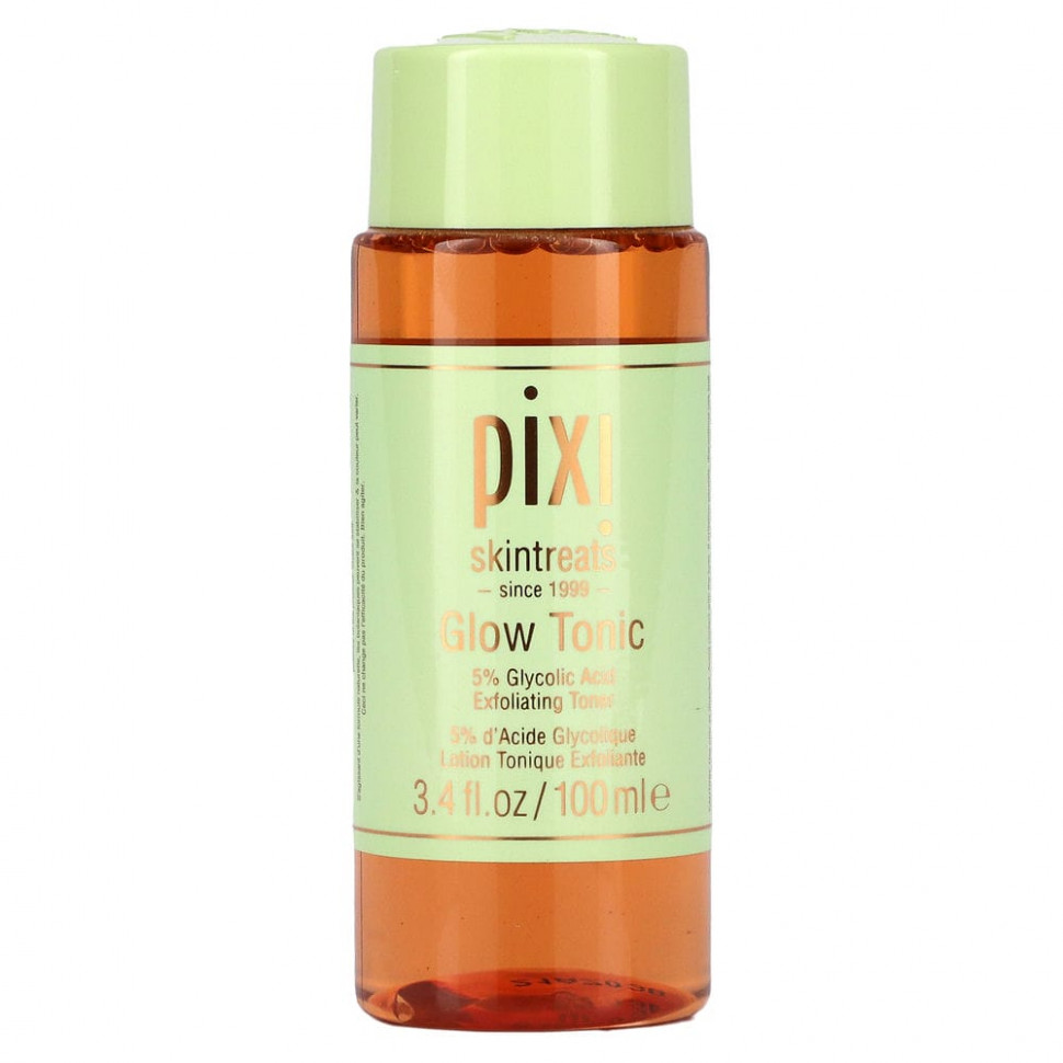 Pixi Beauty, Skintreats, отшелушивающий тоник, придающий сияние, для всех типов кожи, 100 мл (3,4 жидк. унции)
