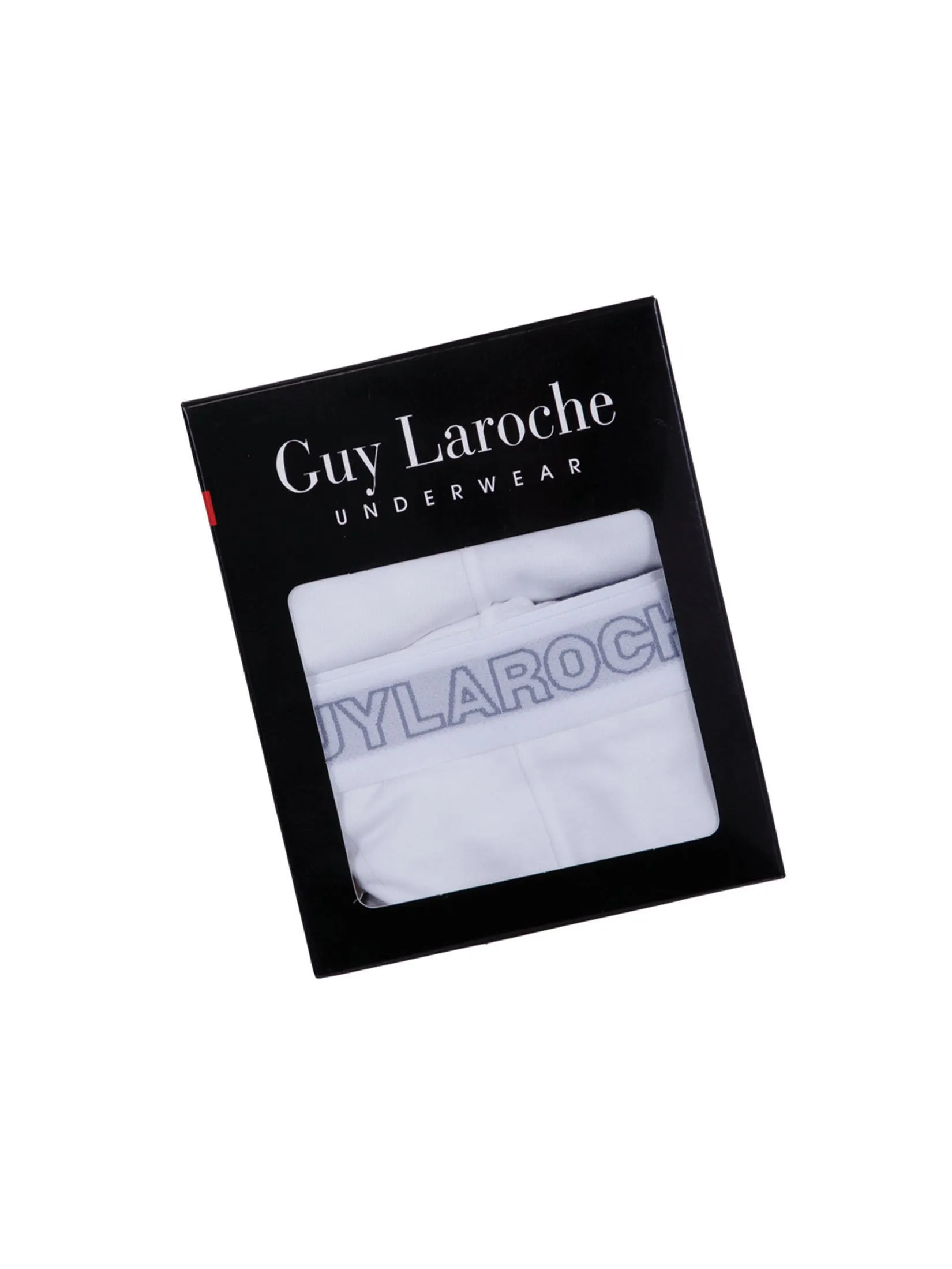 GUY LAROCHE INNERWEAR Men TRUNKS Underwear PACK 2 Pcs. - White