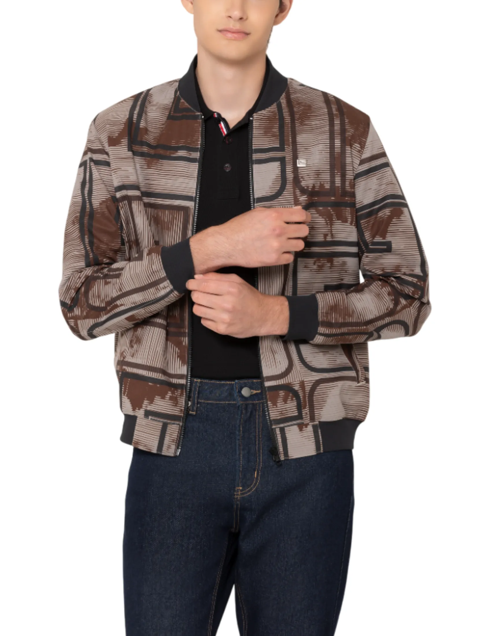 GUY LAROCHE MENWEAR Men s Polo Jackets BJC7201W5BR - Brown