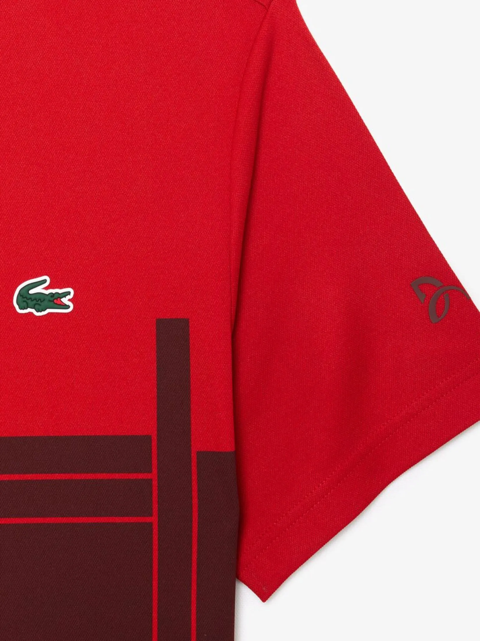 LACOSTE Lacoste Tennis x Novak Djokovic T-shirt Red