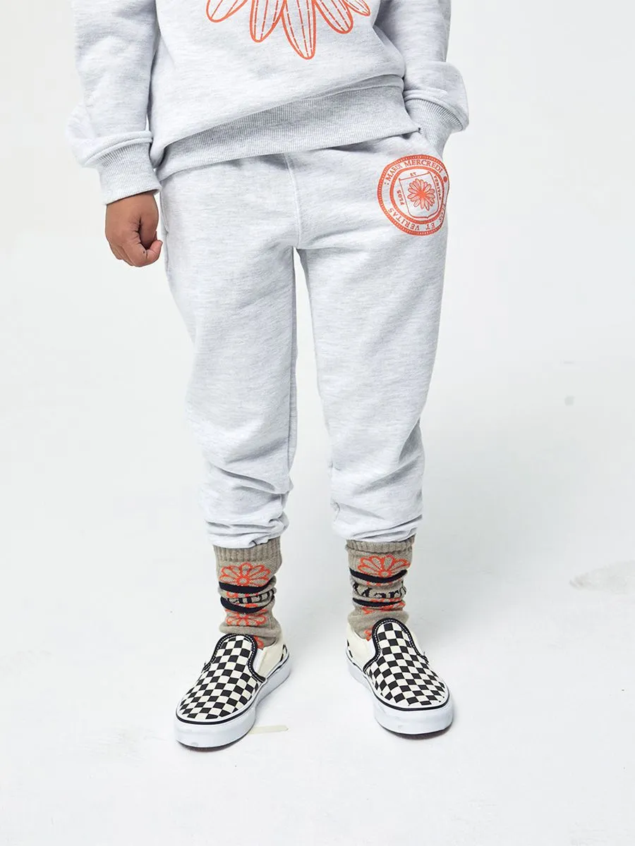 MARDI MERCREDI LES PETITS Sweat Pants Original Univ Heather Orange