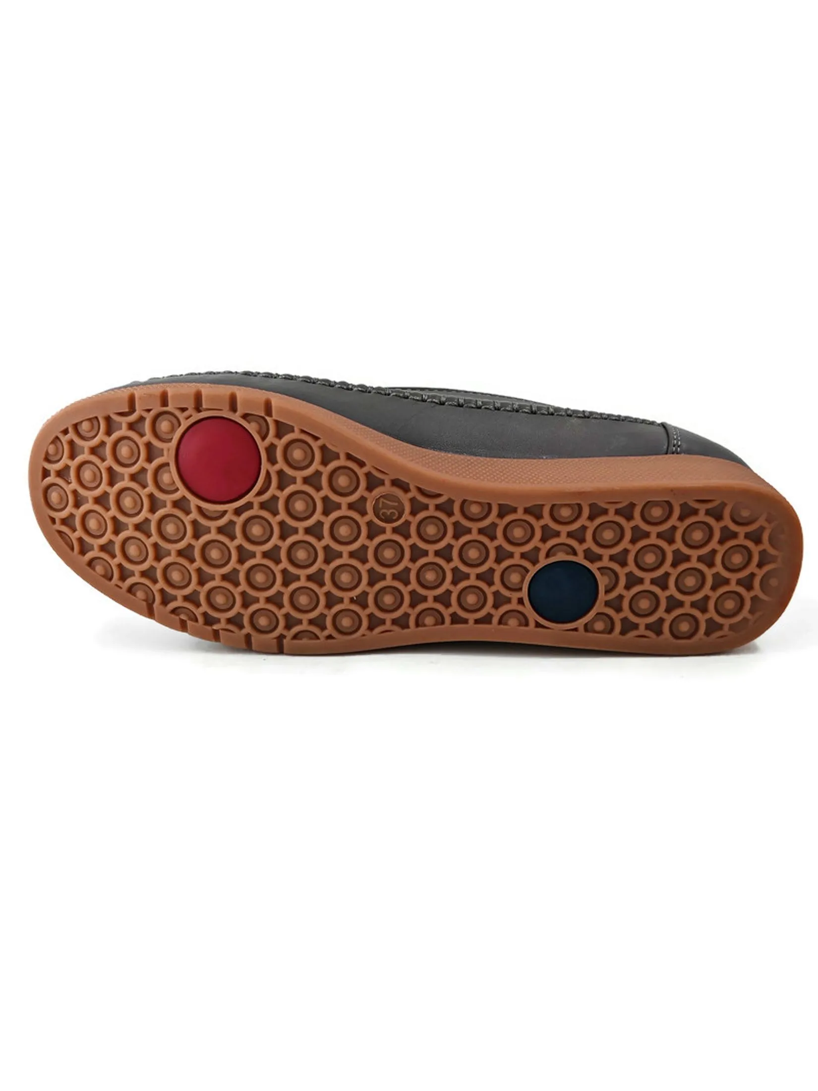 KLIN Woman Moccasin Slip-On Style Grey