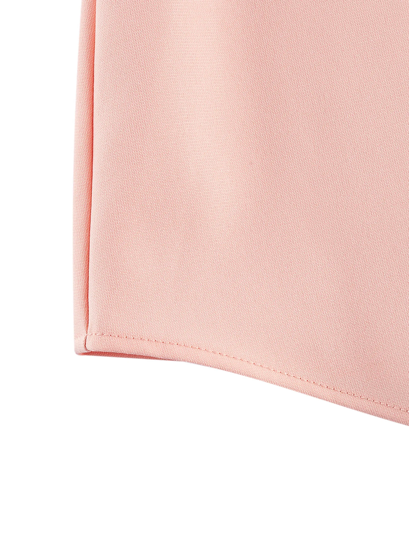 G2000 Women Clothing Coolmax Yd Poly Plainweave With Detachable Tie Shirt Slim Fit - Pink