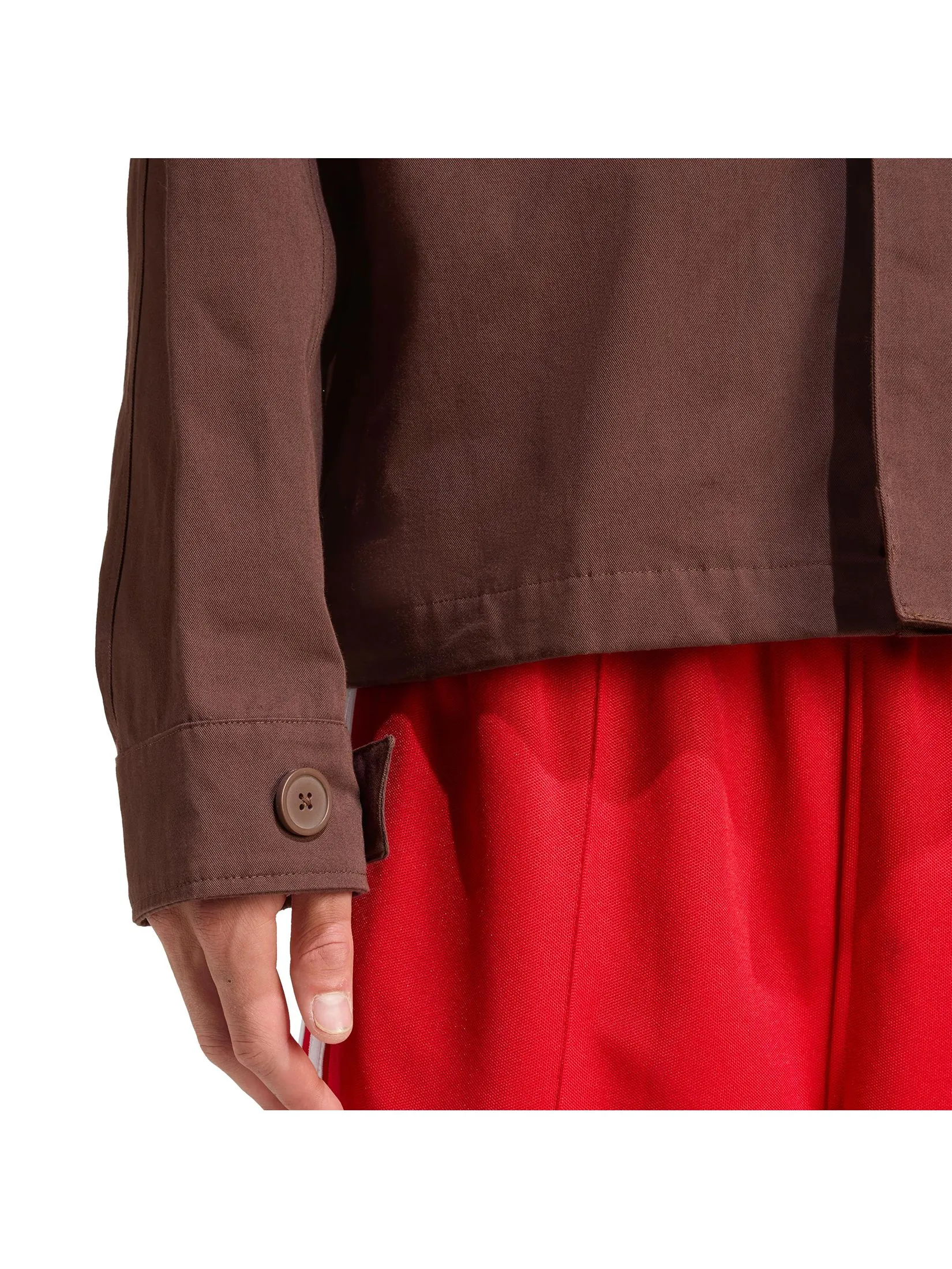 ADIDAS Men Jacket Regular Fit JX3104 Brown / Auburn