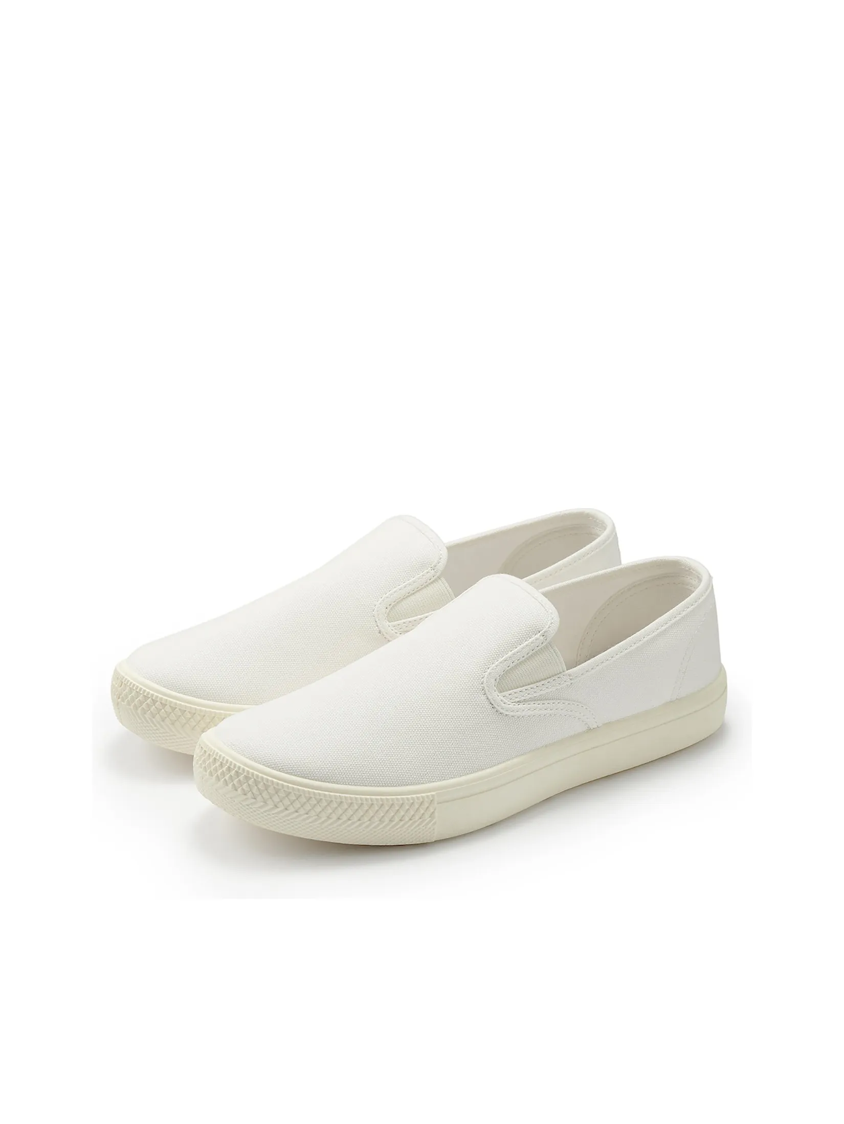MUJI Men Slip-On Sneakers Less Tiring Off white