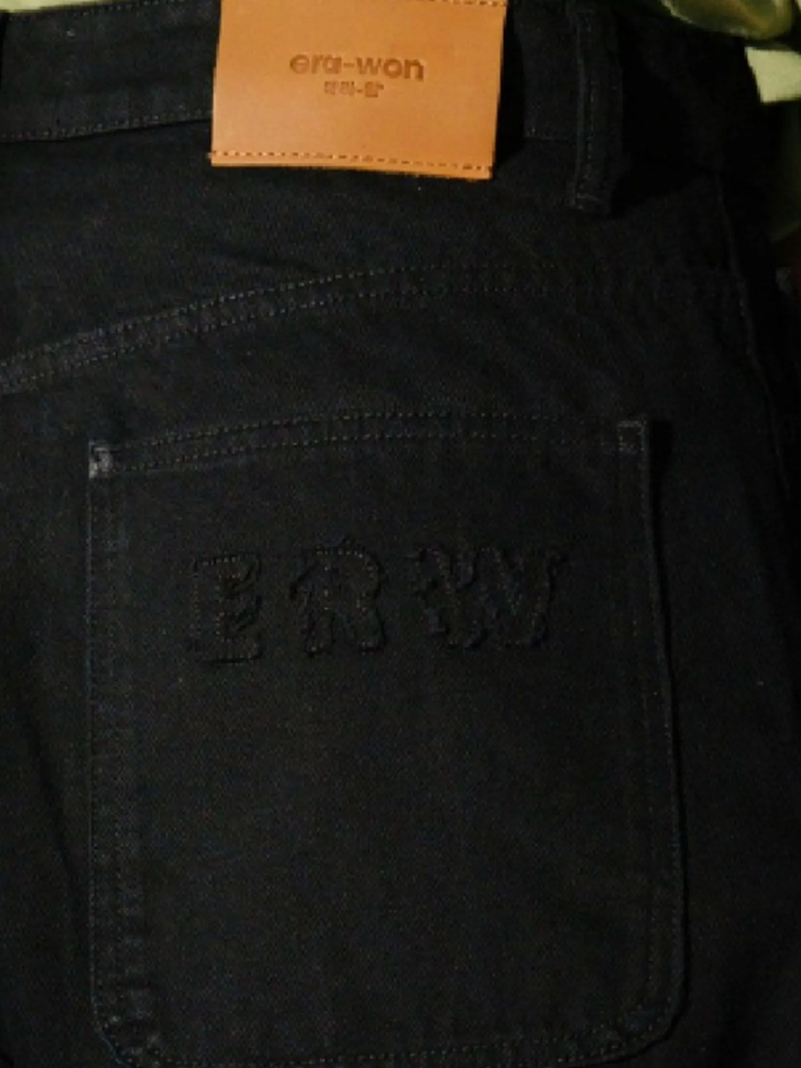 ERA-WON Men's Denim Jeans Baggy denim ERW collection Black