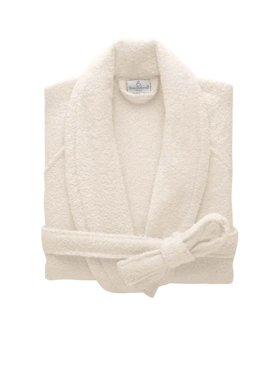 YVES DELORME Bath Robe Nacre