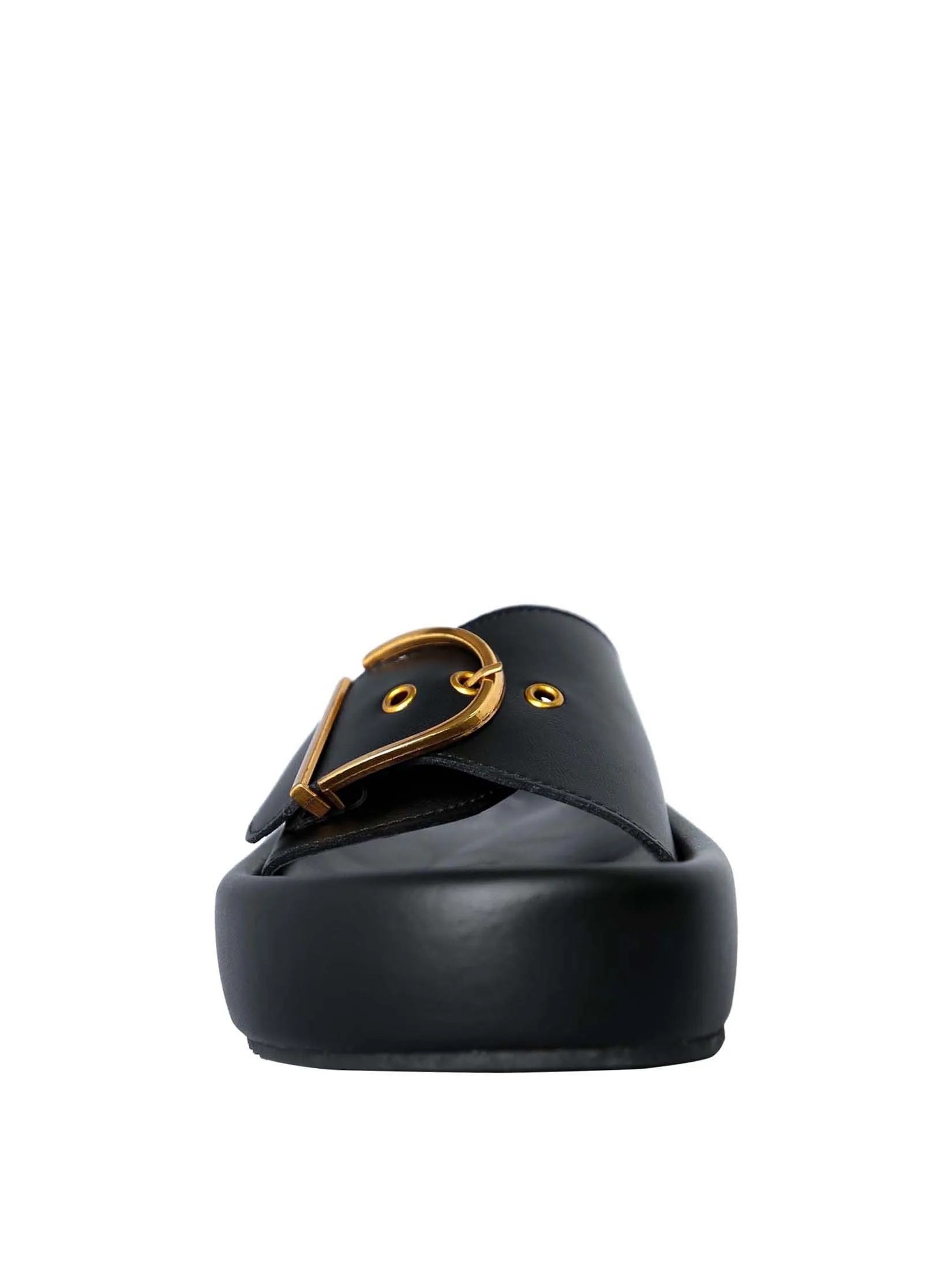 VILLAINS SF ZEST Women's Comfort Flat Sandals BLACK