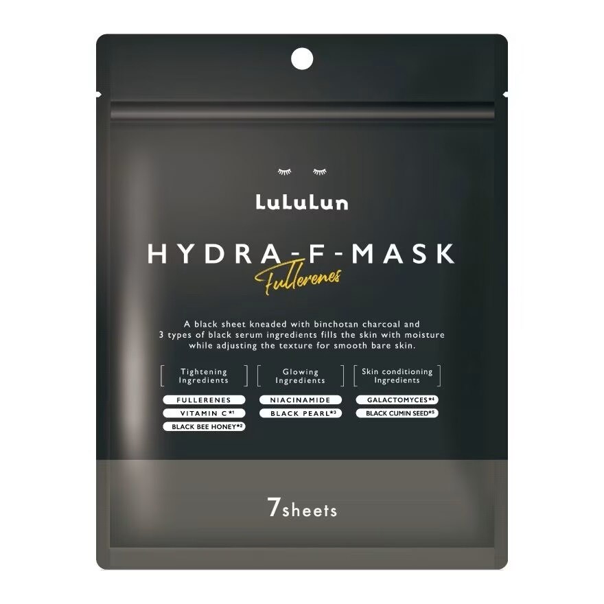 Lululun Face Mask Lululun Hydra F 1K 7'S - ฺBlack