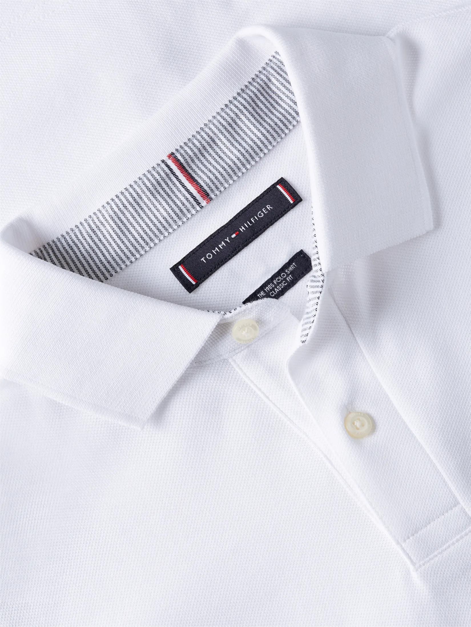 TOMMY HILFIGER MEN POLO WHITE