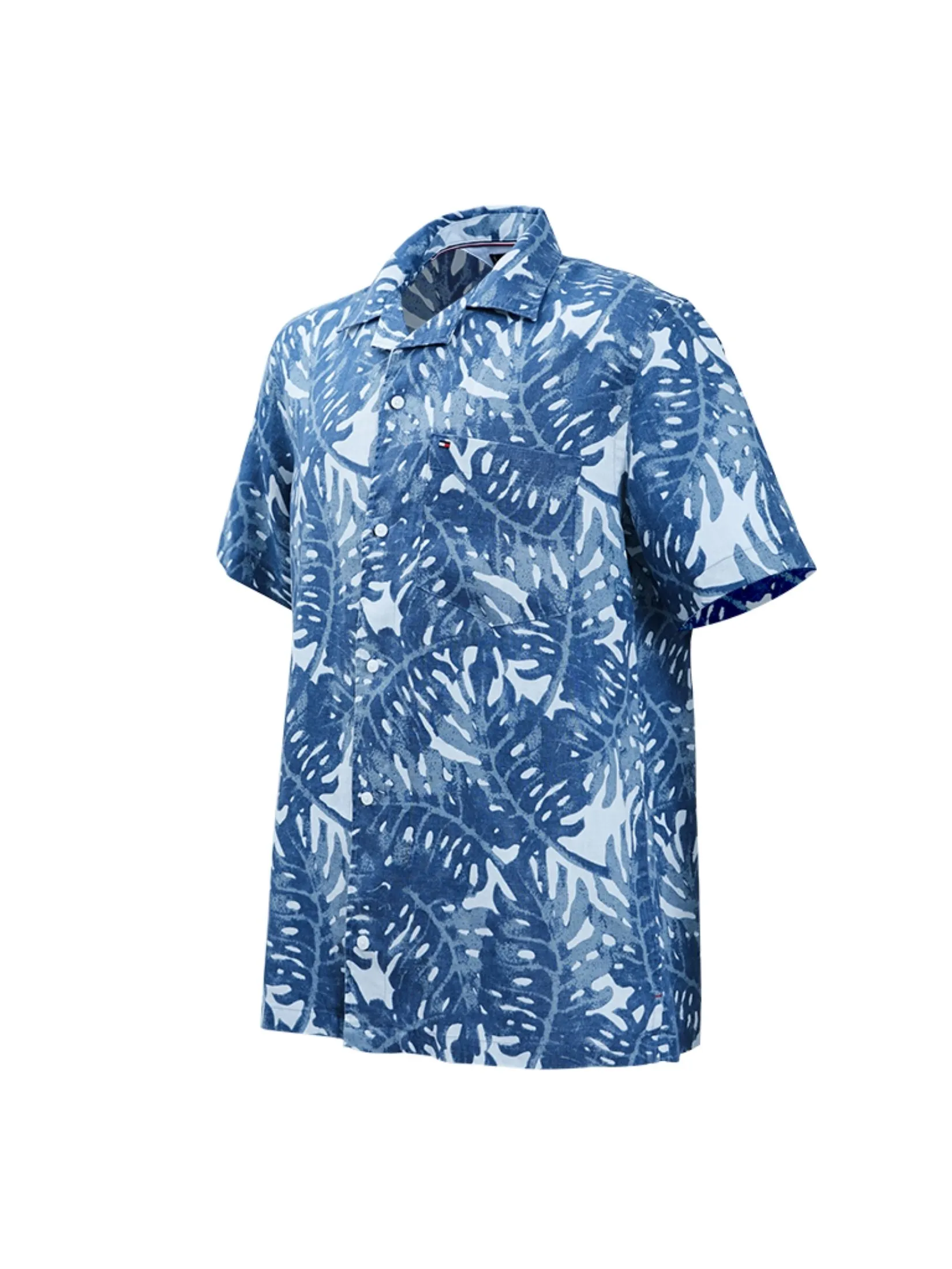 TOMMY HILFIGER MEN SHIRT BLUE