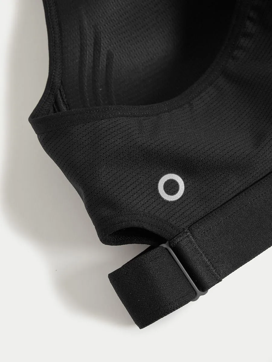 MARKS & SPENCER Women Sports Bra Ultimate Support Custom Fit Non Wired Black