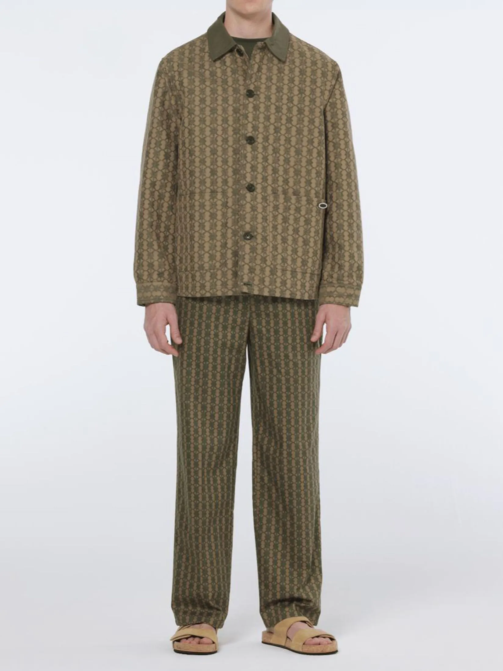 SCOTCH&SODA Men Jogger Straight Fit Printed Cotton-Blend Imagine AOP