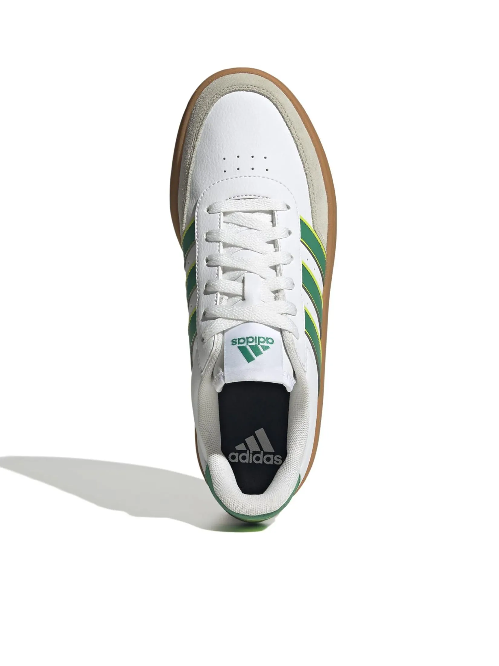 ADIDAS Men Sneakers Breaknet 2.0 JP5383 Cloud White / Court Green / Solar Slime