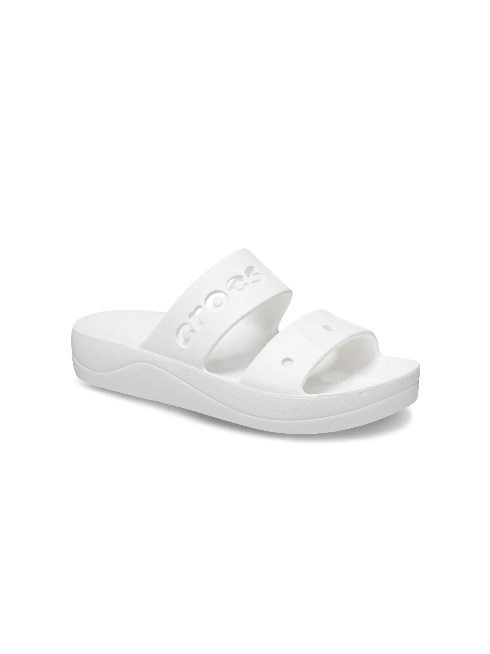 CROCS WOMEN'S  BAYA PLATFORM SANDAL - WHITE
