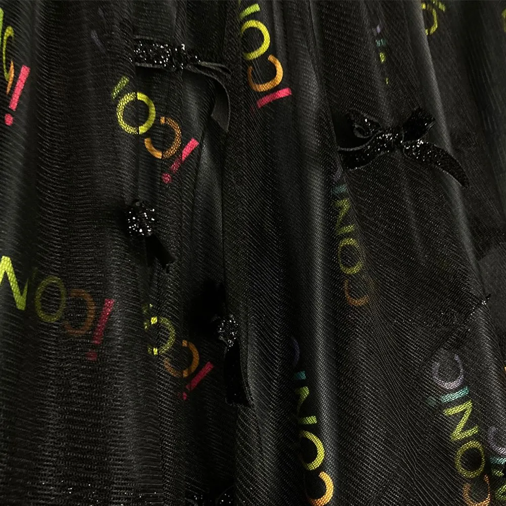 ICONIC BLACK HEARTLY SKIRT