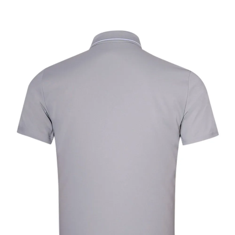 9NINE Men Golf Polo Shirt N25GOPOM02 Grey - 9N358AP707EGTH
