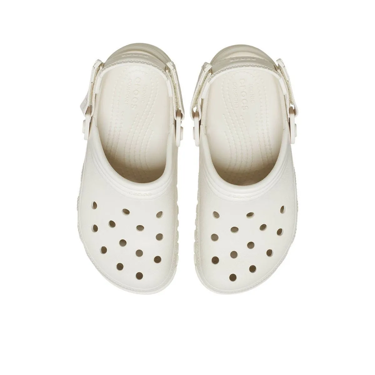 CROCS Unisex Casual Shoes Duet Max II Clog Cream - CR024SH297DPTH