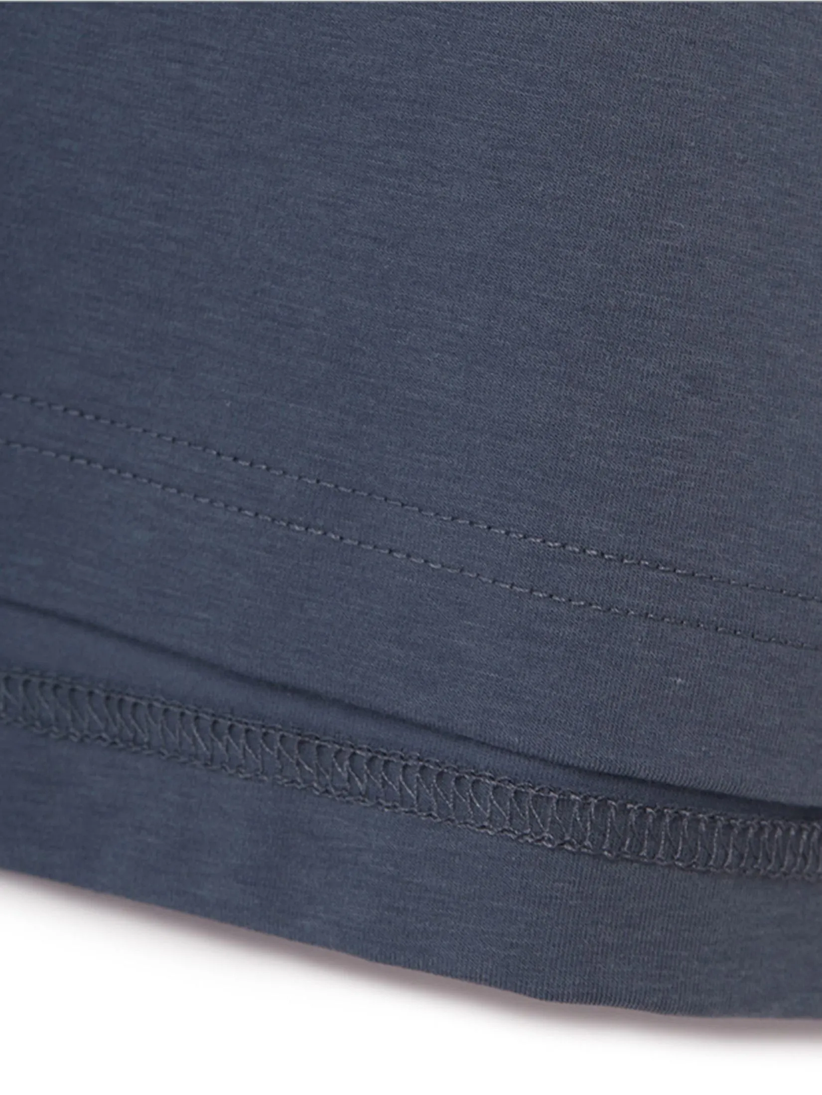 GIORDANO Men's Oversized Cool Pocket Tee Neptune Blue grey