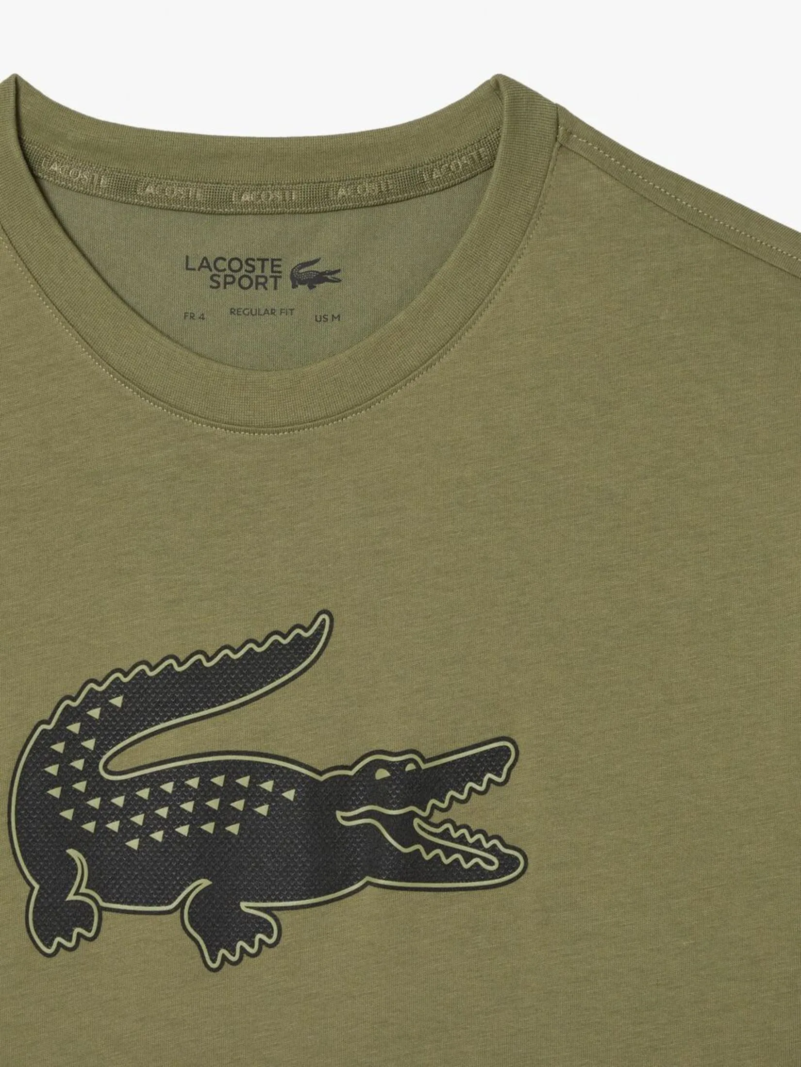 LACOSTE Ultra Dry XXL Logo Sport T-shirt Green