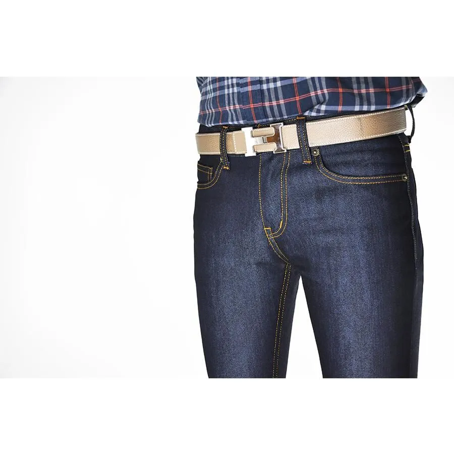 SIMPLE&RAW Blue Indigo Skinny Fit Jeans Sk810-1 Dark Blue