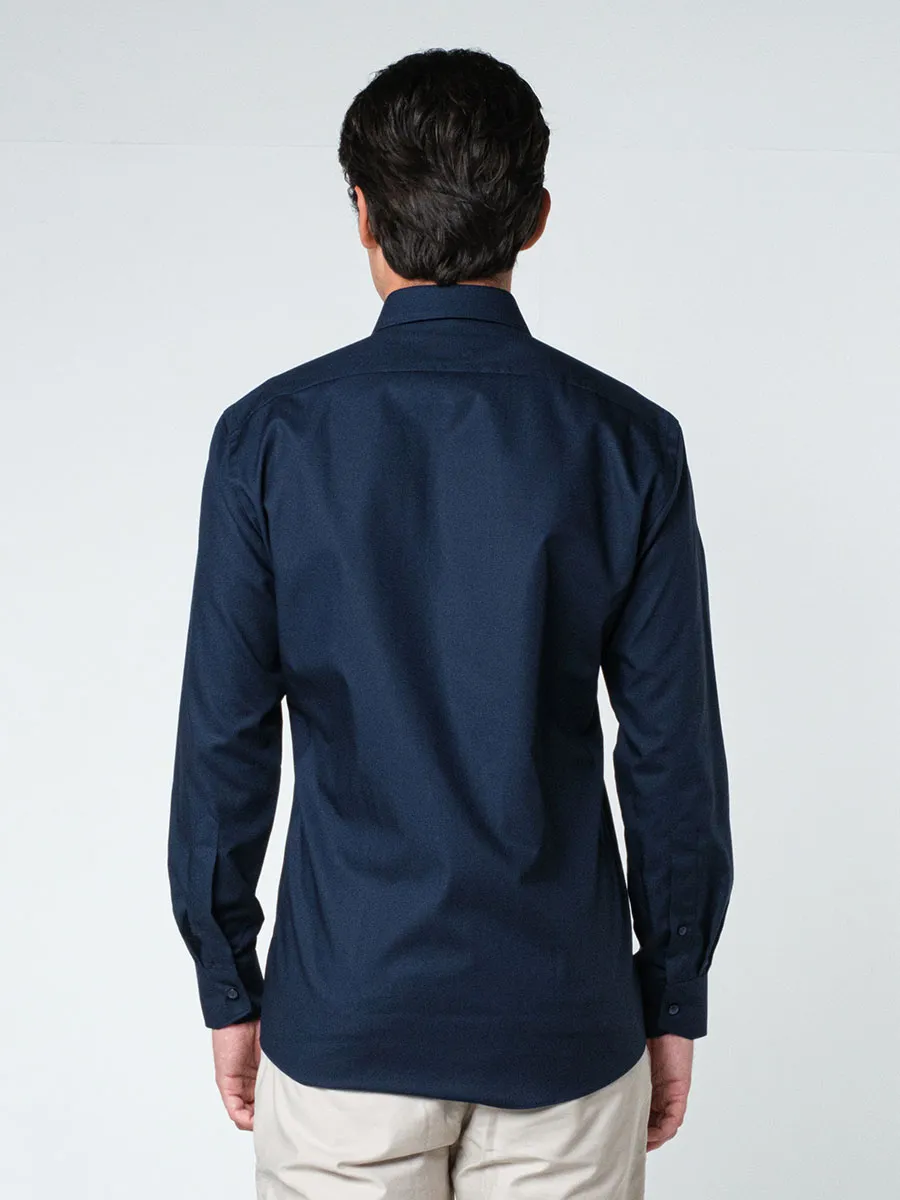 OLYMP MEN SHIRT LONG SLEEVES MODERN FIT NAVY BLUE