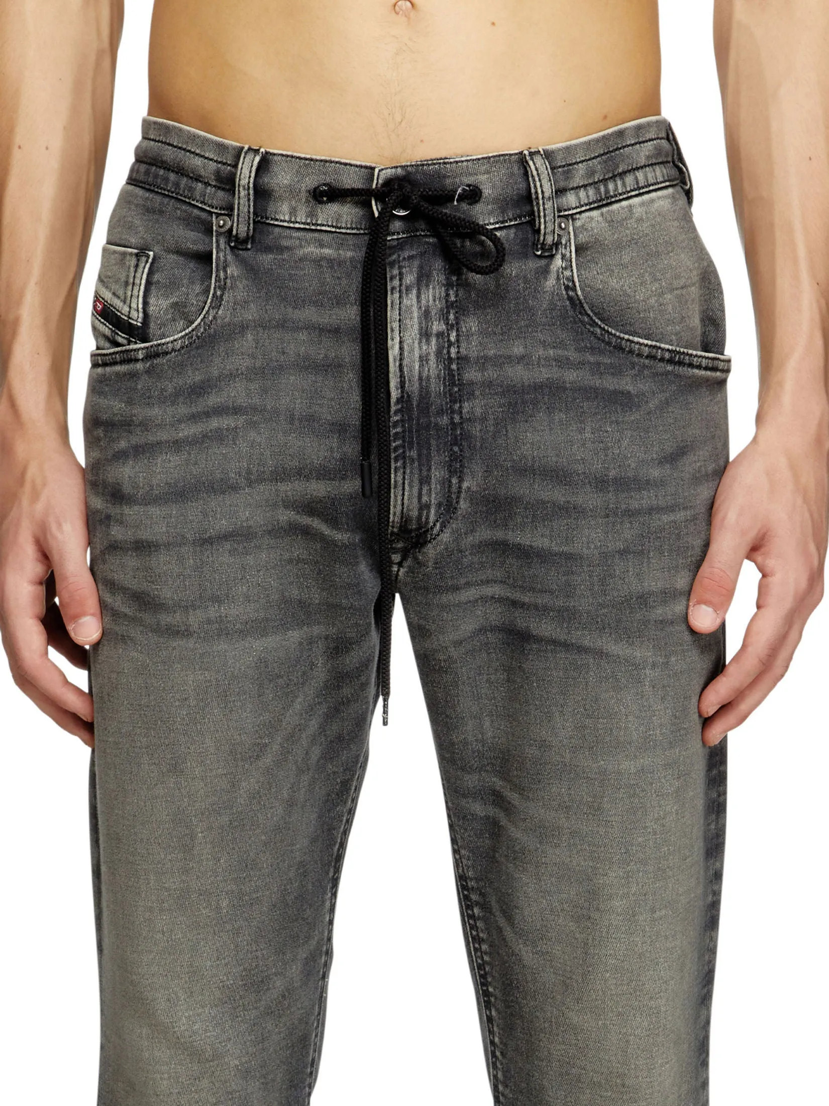 DIESEL Men 2032 D-KROOLEY-B JOGG Swe Jeans Pants Grey