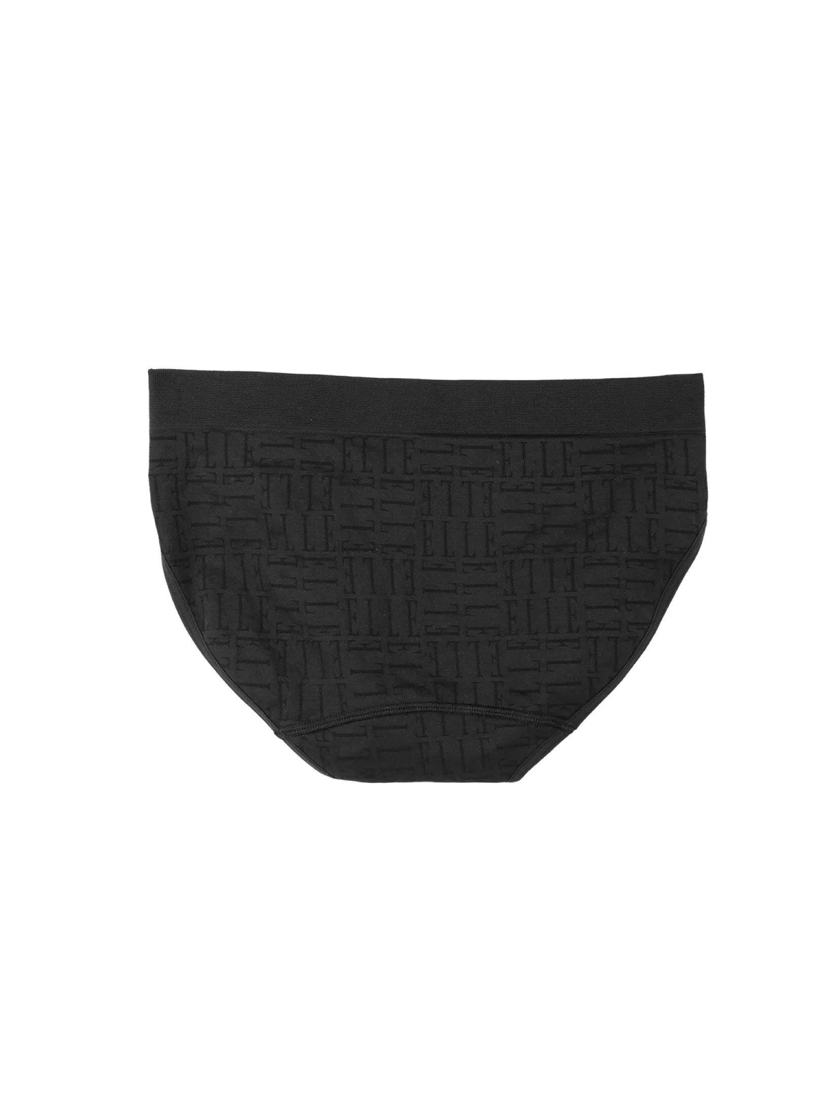 ELLE LINGERIE Women's Bikini Lowrise Panties LU2103 - Black