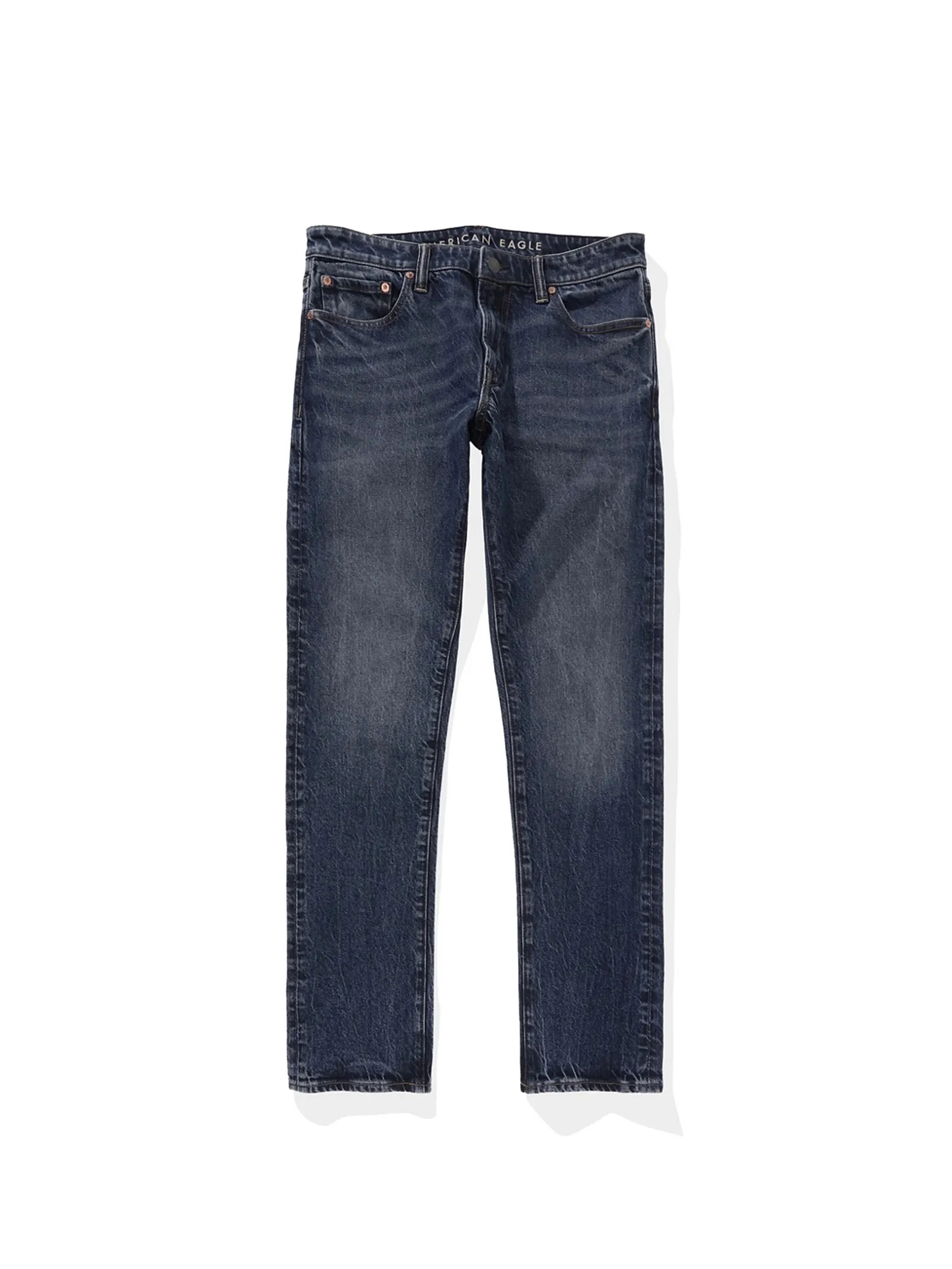AMERICAN EAGLE MEN INTL EXCLUSIVE MEDIUM CLEAN SLIM 489 MEDIUM VINTAGE WASH