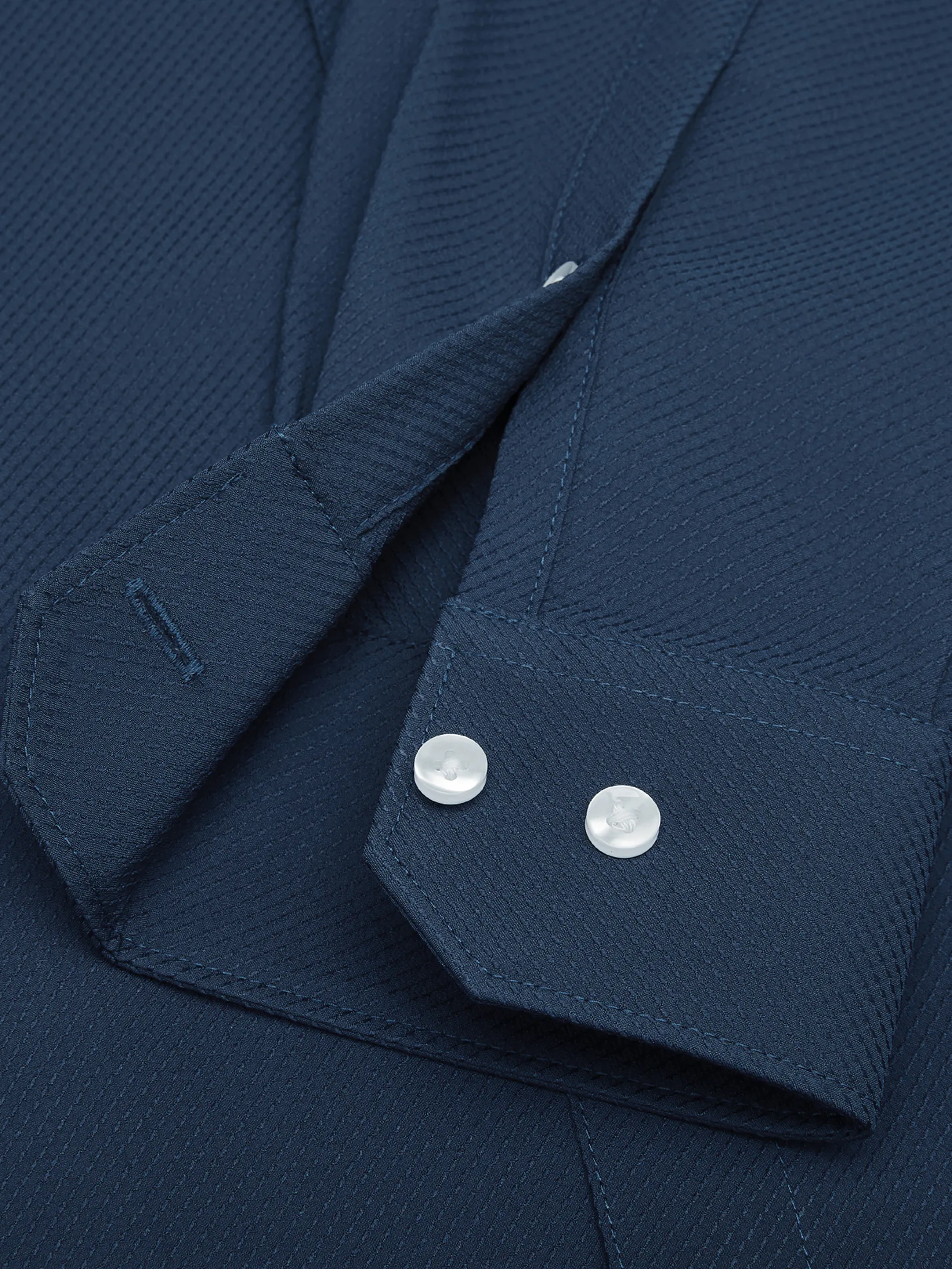 G2000 Men Clothing Non-Iron Texture Shirt  Smart Fit - Navy