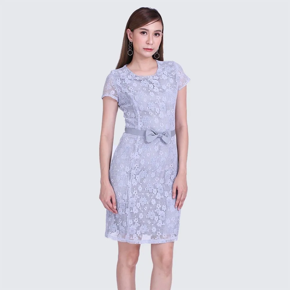 AMILA Blue Dress AM-D996 IGPU22-3