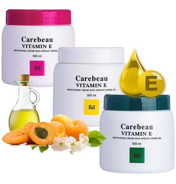Крем для тела с витамином Е и розовым маслом Сarebeau 500 мл