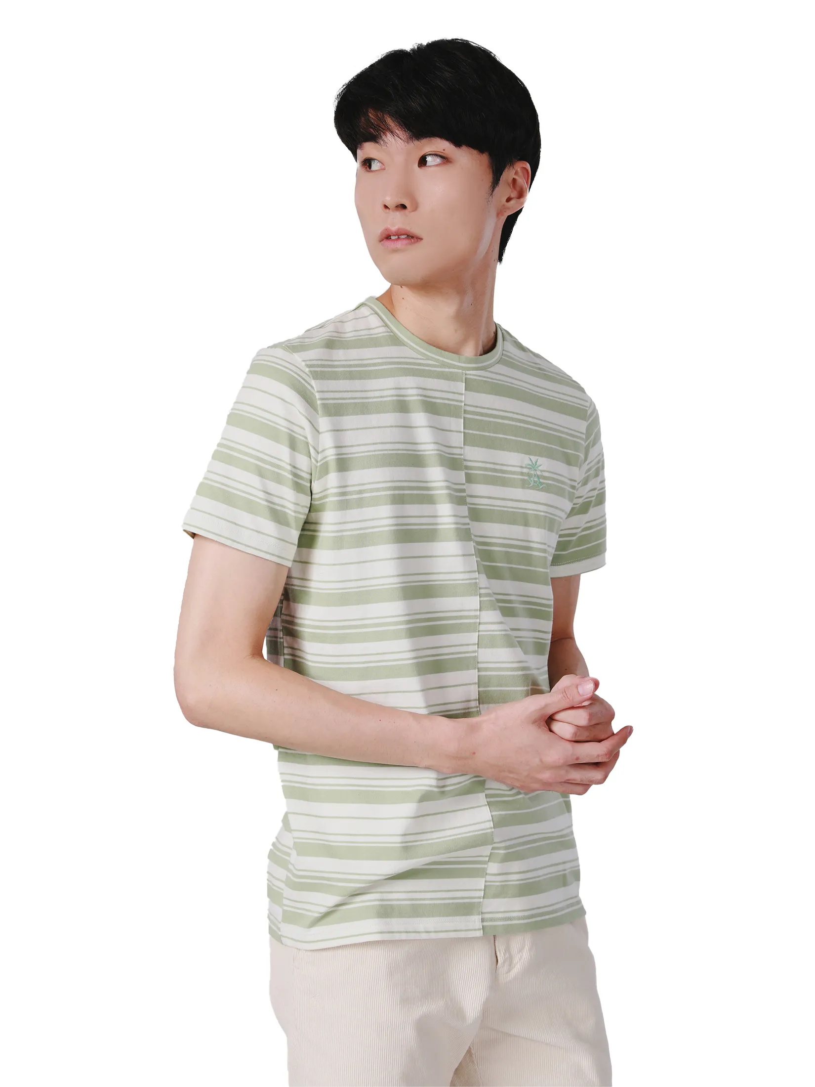 JOHN HENRY Men s T-Shirts (Slim Fit) SONGKRAN FESTIVAL Green
