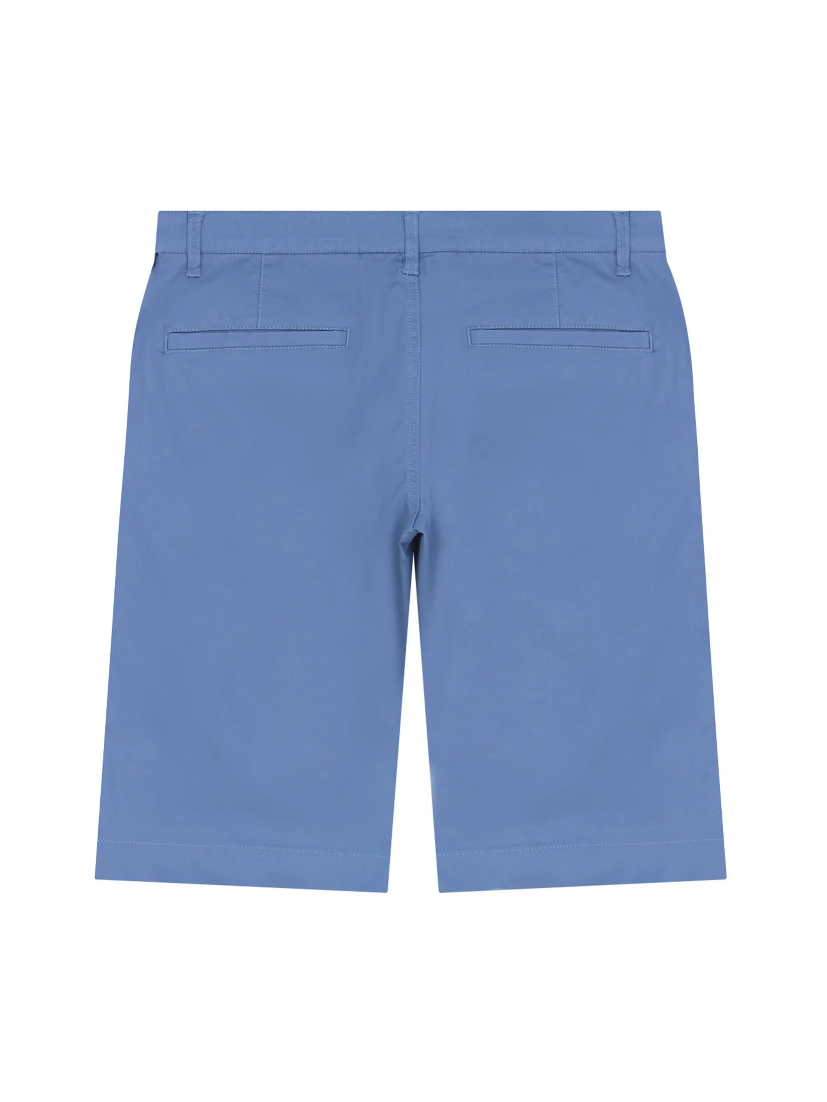 GIORDANO Men's Cotton Hidden Comfort Bermuda Shorts Bluefin