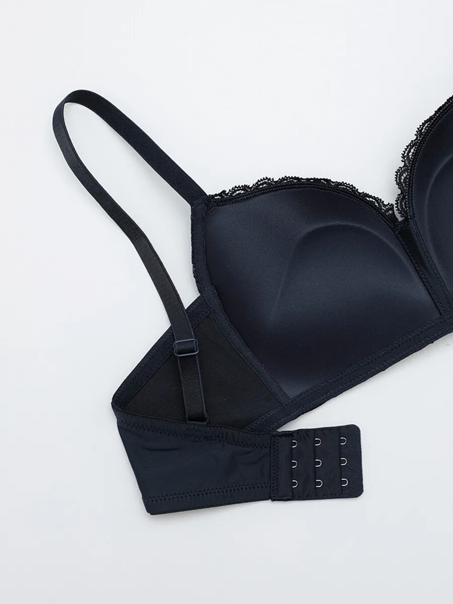 SABINA Modern V Woman Wireless Bra - Dark Blue