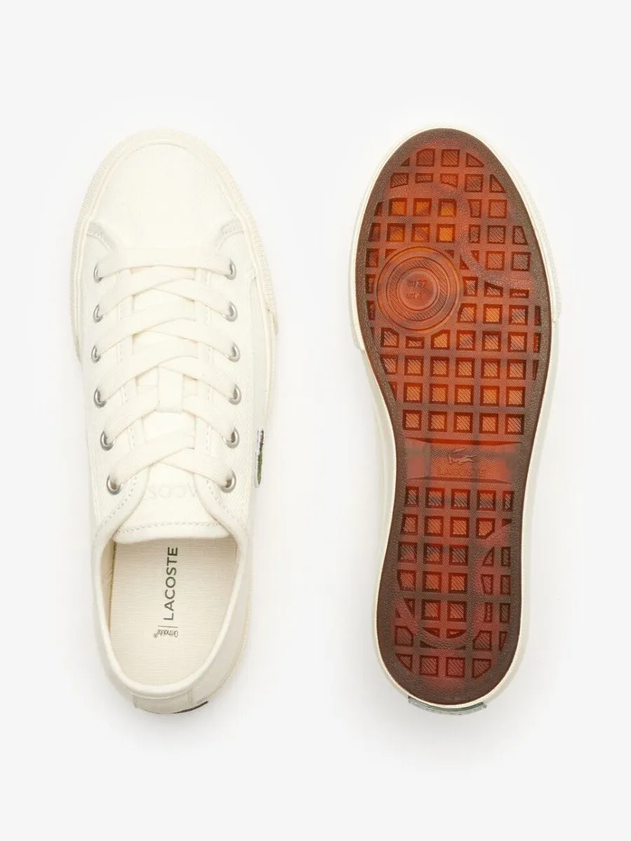 LACOSTE Off White Women’s Backcourt Trainers