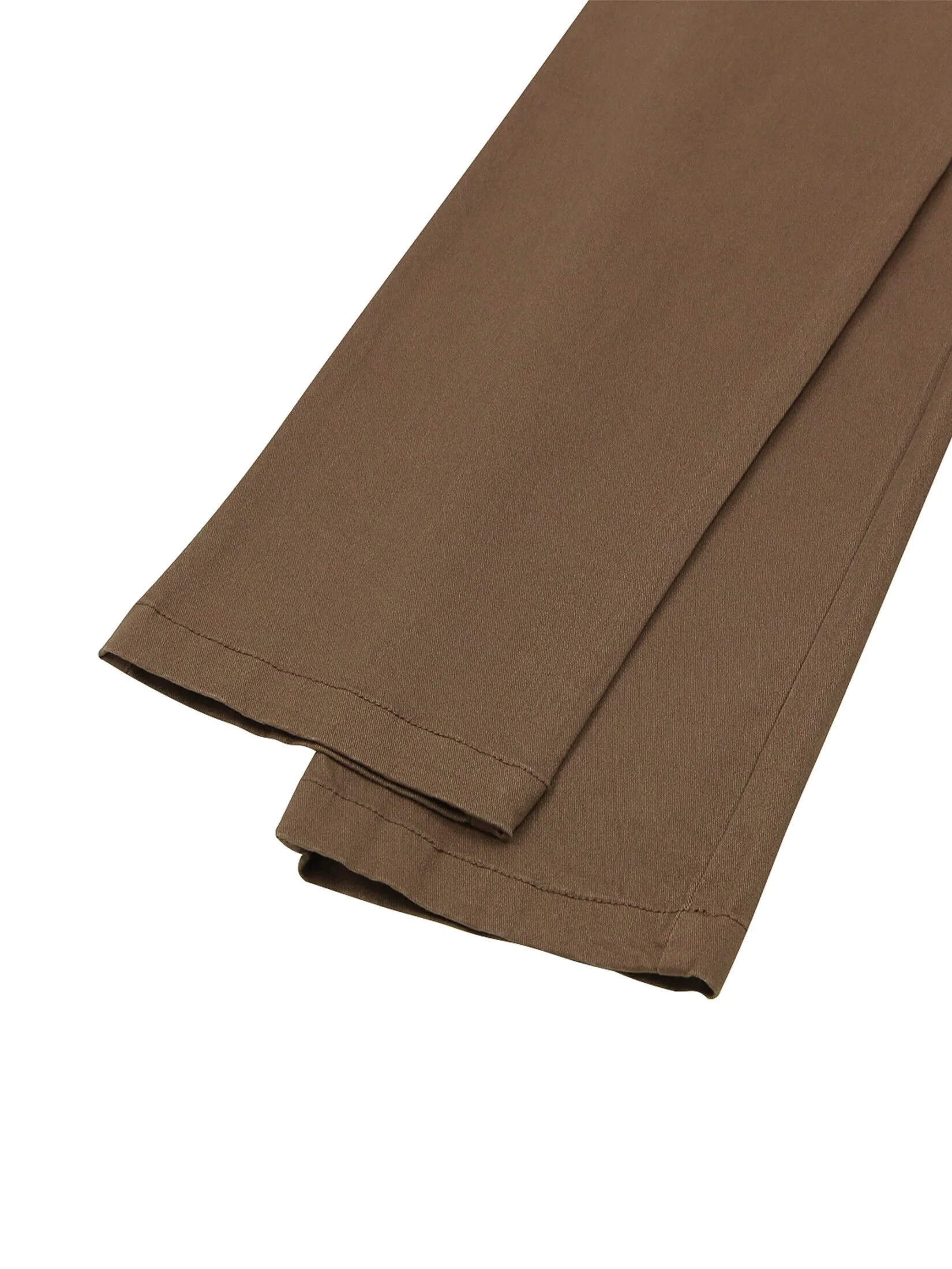 GIORDANO Men's Low-Rise Skinny Stretch Pants (180° Elastic Waistband) Winter Oak Brown
