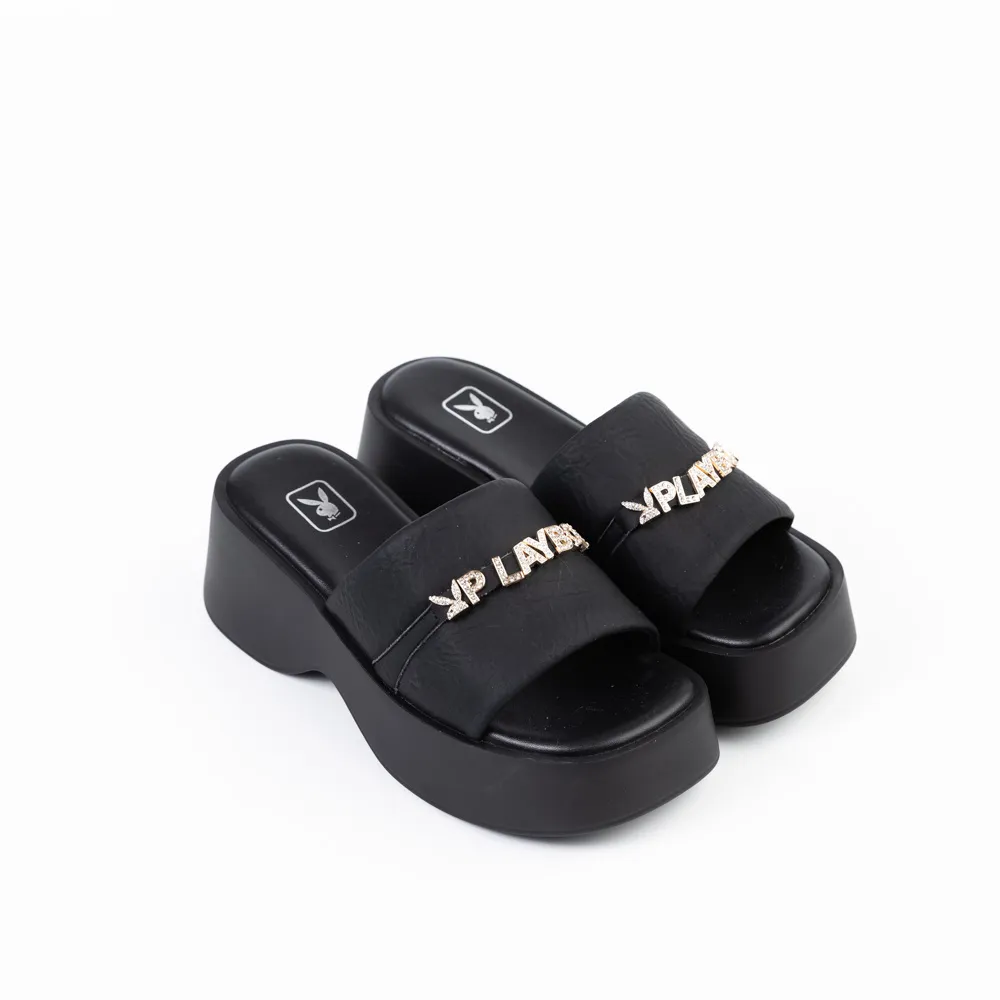 PLAYBOY Women platform sandals ST-H252C1221 Black Size - 36 EU