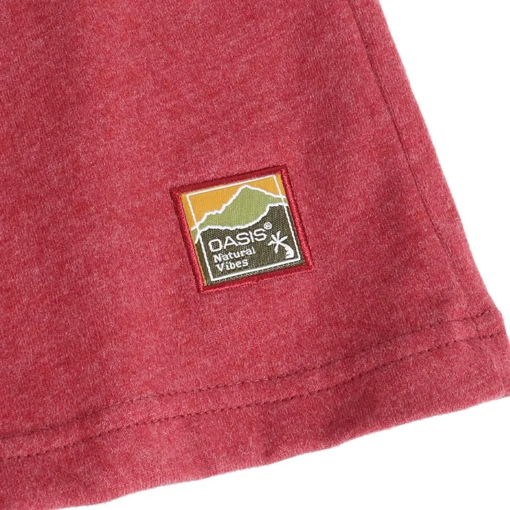 OASIS Red T-shirt Short Long sleeved