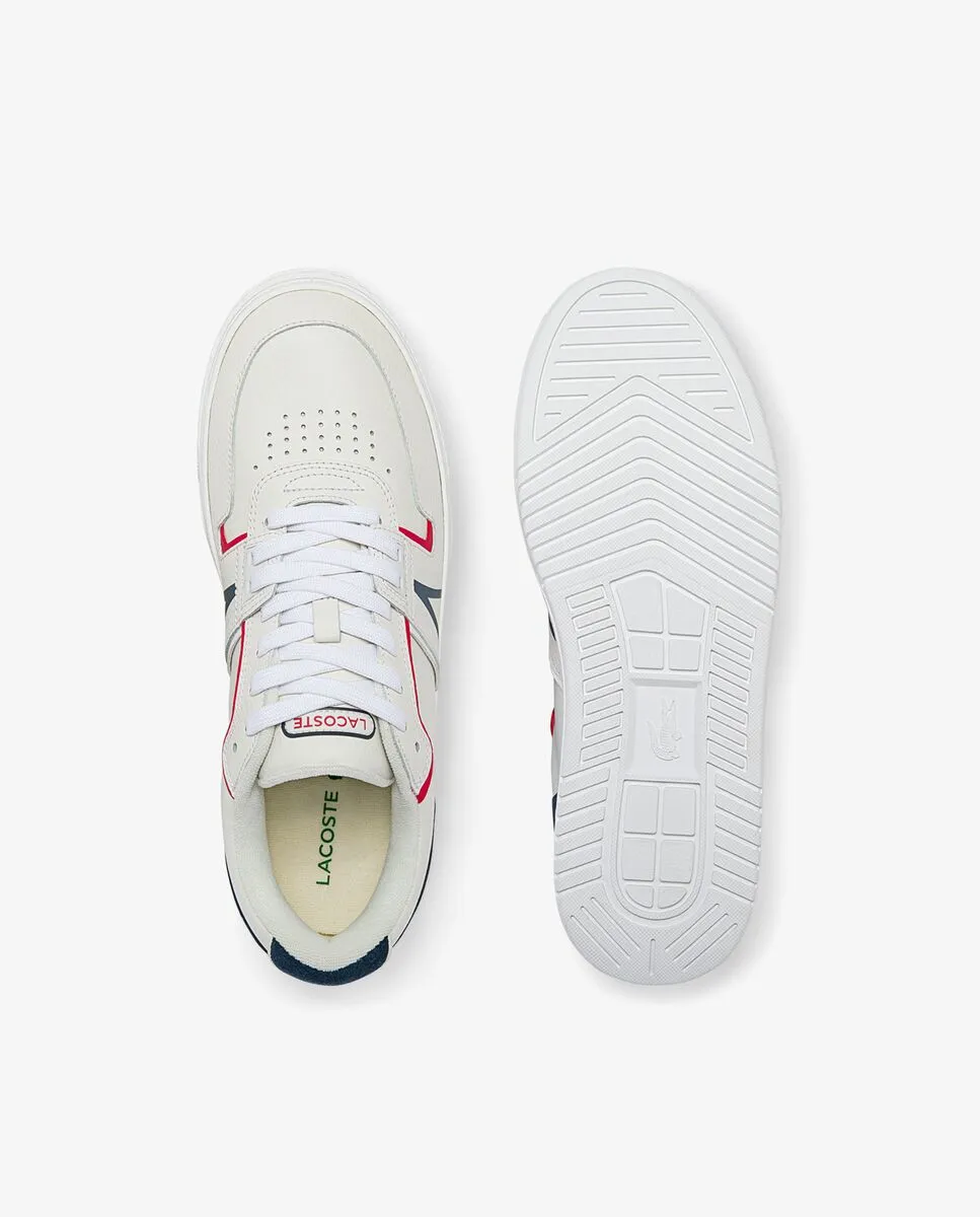 LACOSTE Men’s L001 Leather Trainers White