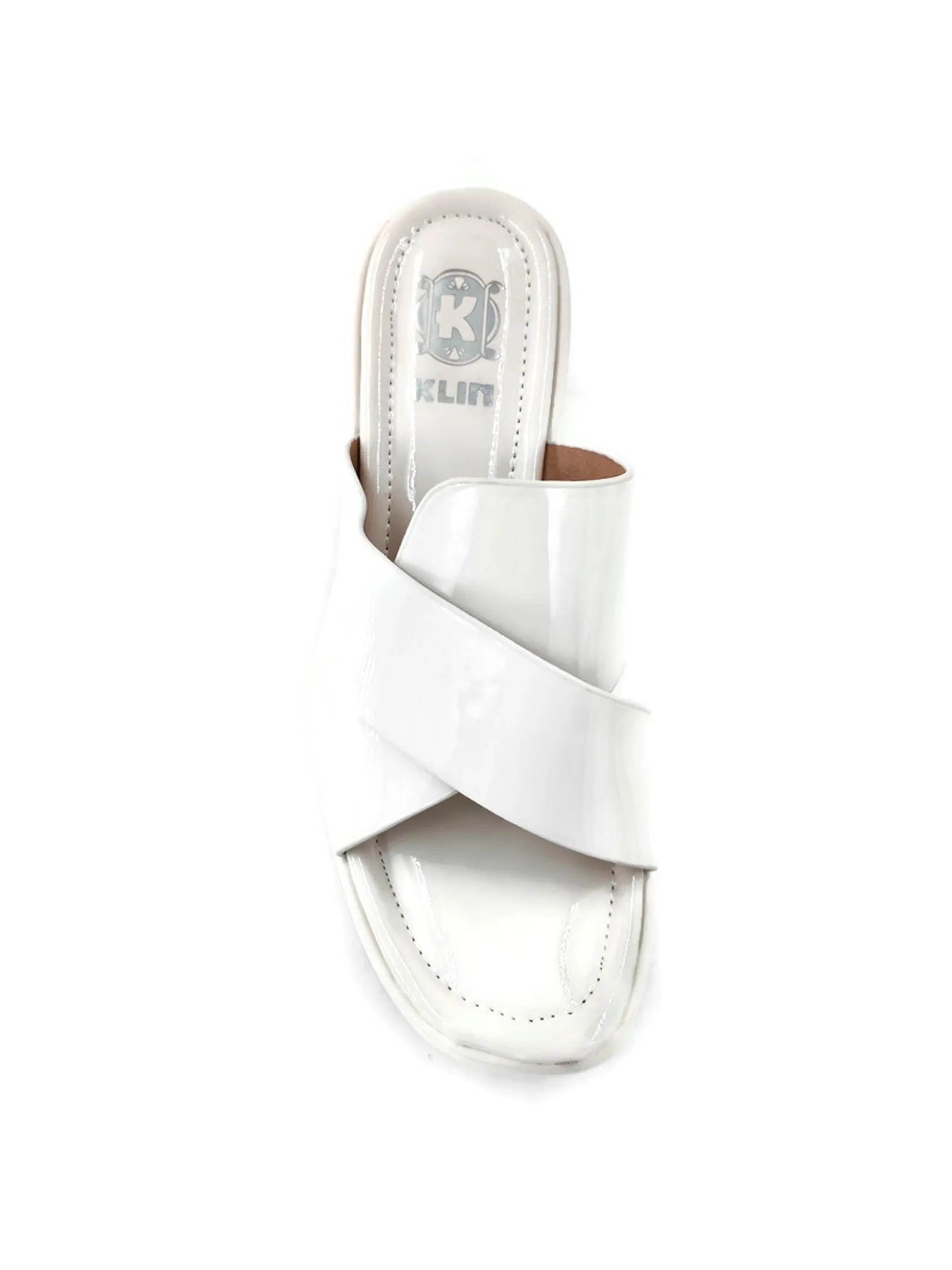 KLIN Woman Blocked Heel Sandals Style Coconut