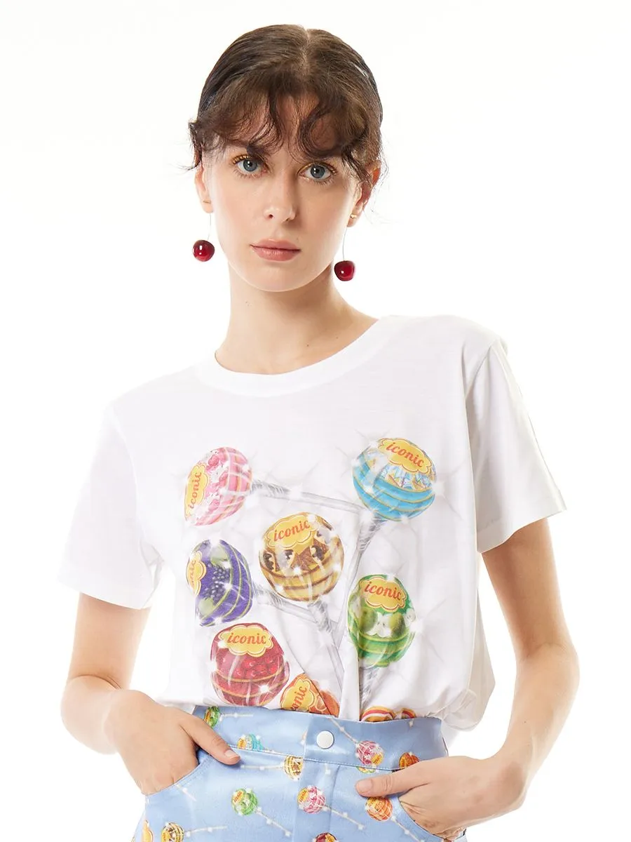 ICONIC WOMAN WHITE DELICA T-SHIRT
