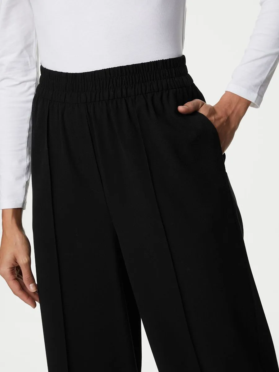 MARKS & SPENCER Women Wide Leg Trousers