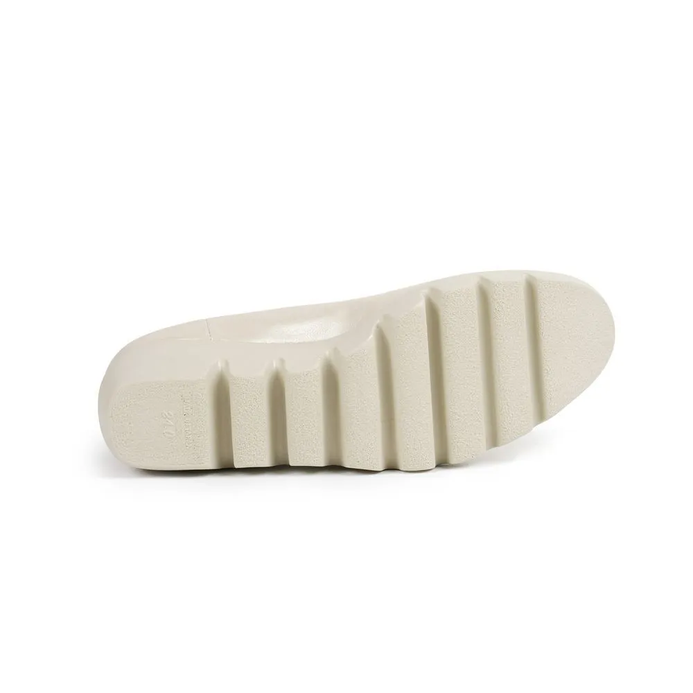 JOLI SNOB Ivory "Tory Wave Sole" Comfort High Heels FC-39001